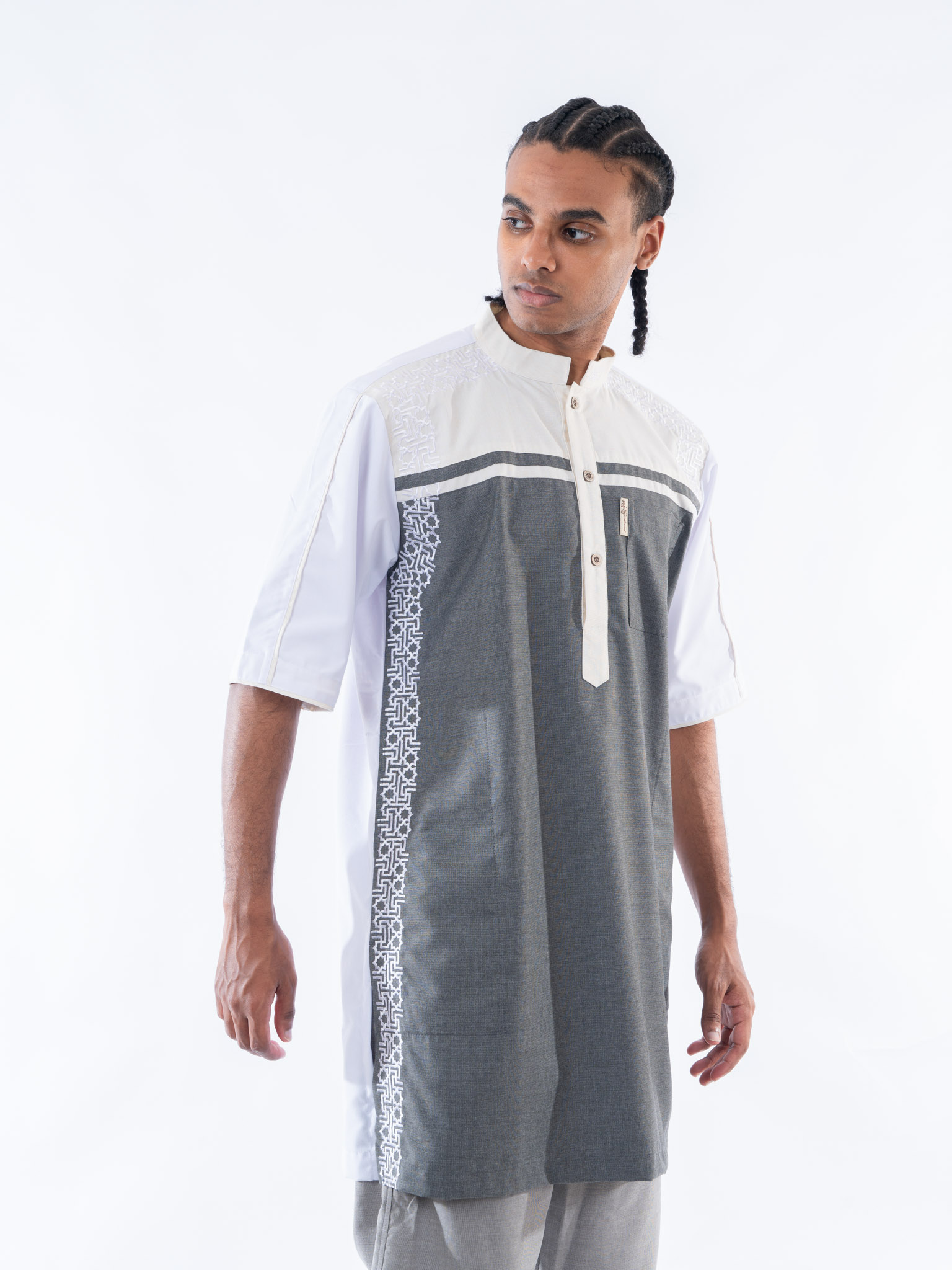 5 - KAMILIANO FARDEEN GRAY KURTA