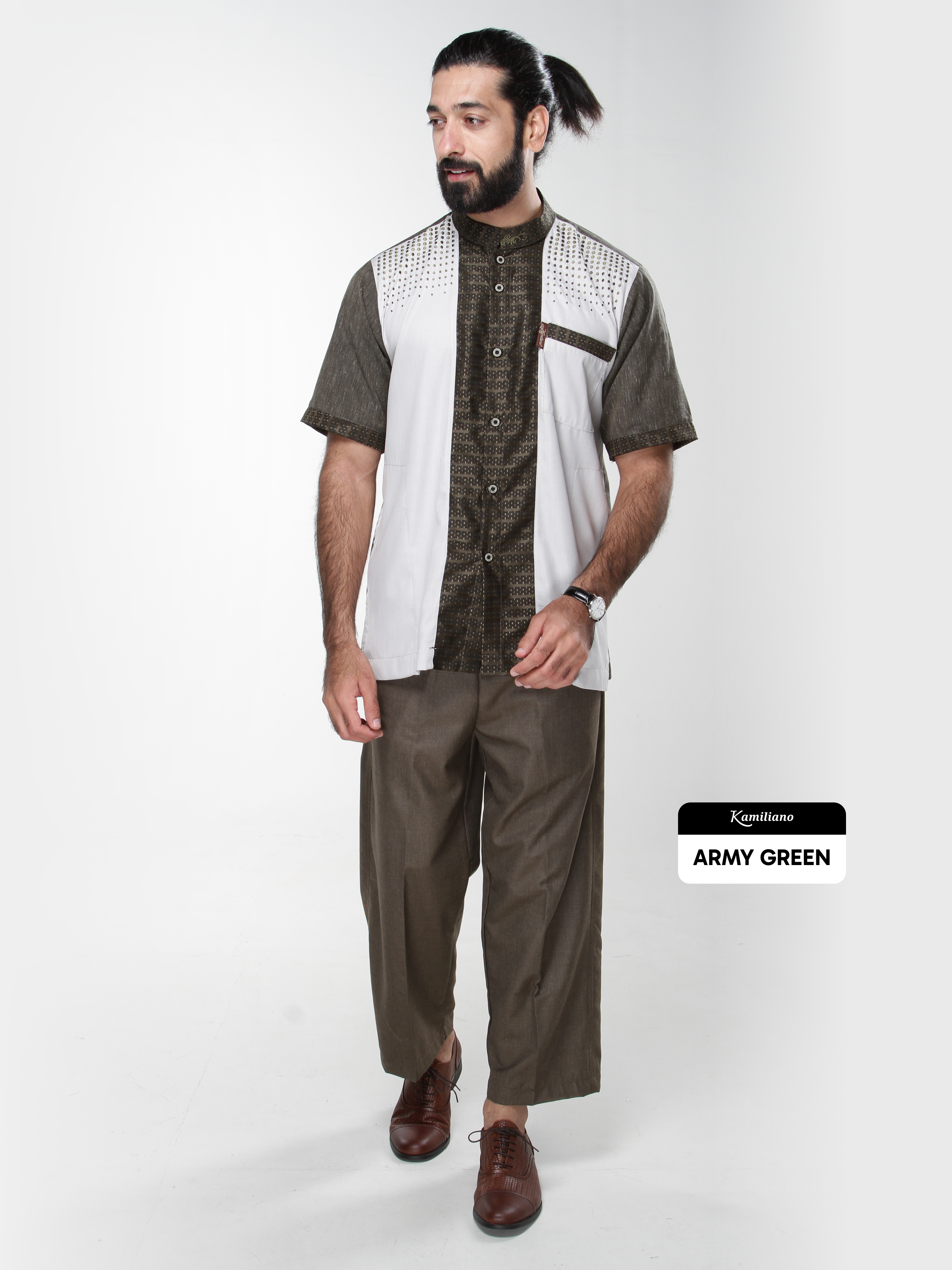 KAMILIANO KOKO BRONZE 004 ANAK - ARMY GREEN