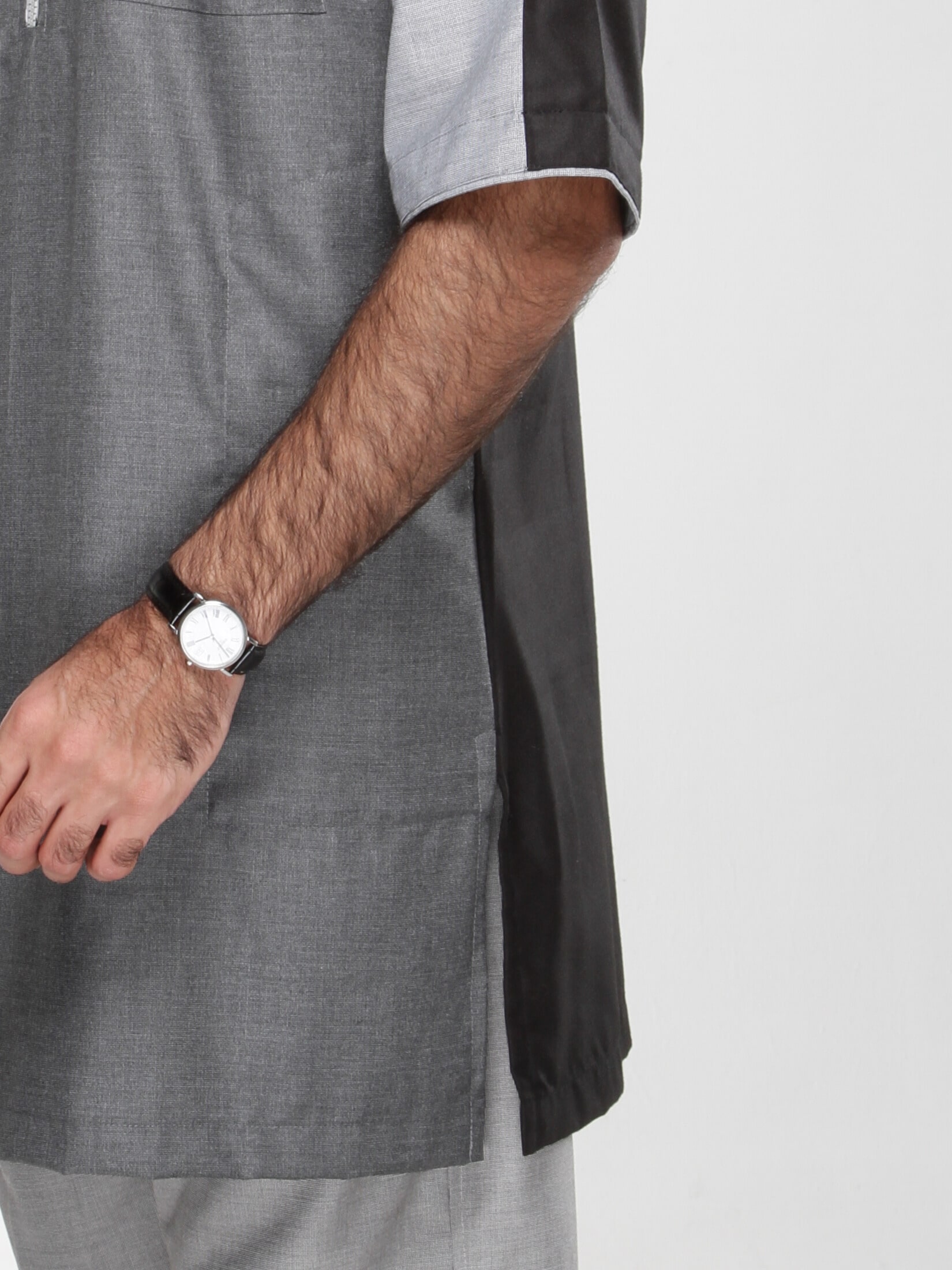 KAMILIANO GOLD 004 - LIGHT GRAY KURTA 3